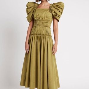 Frequency Butterfly Sleeve Dress